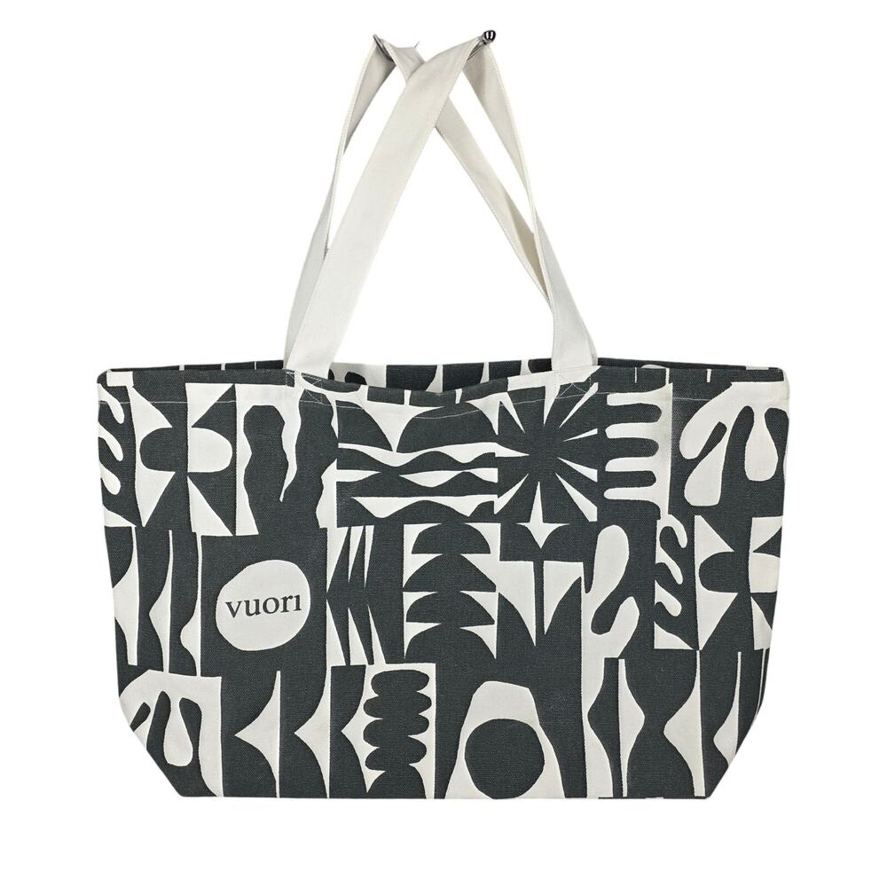 VUORI CODY HUDSON ABSTRACT PRINT TOTE BAG – 22" × 19" × 4" – RECYCLED MATERIALS